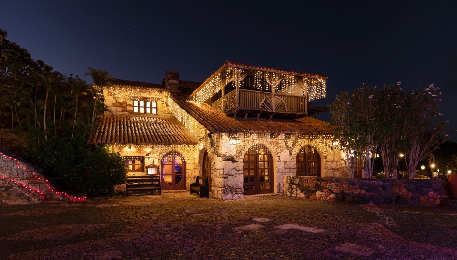 La Piazzetta restaurant in Altos de Chavón
